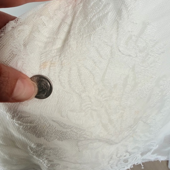 Free People Reign Over Me Lace Dress Cream Small - Picture 9 of 11